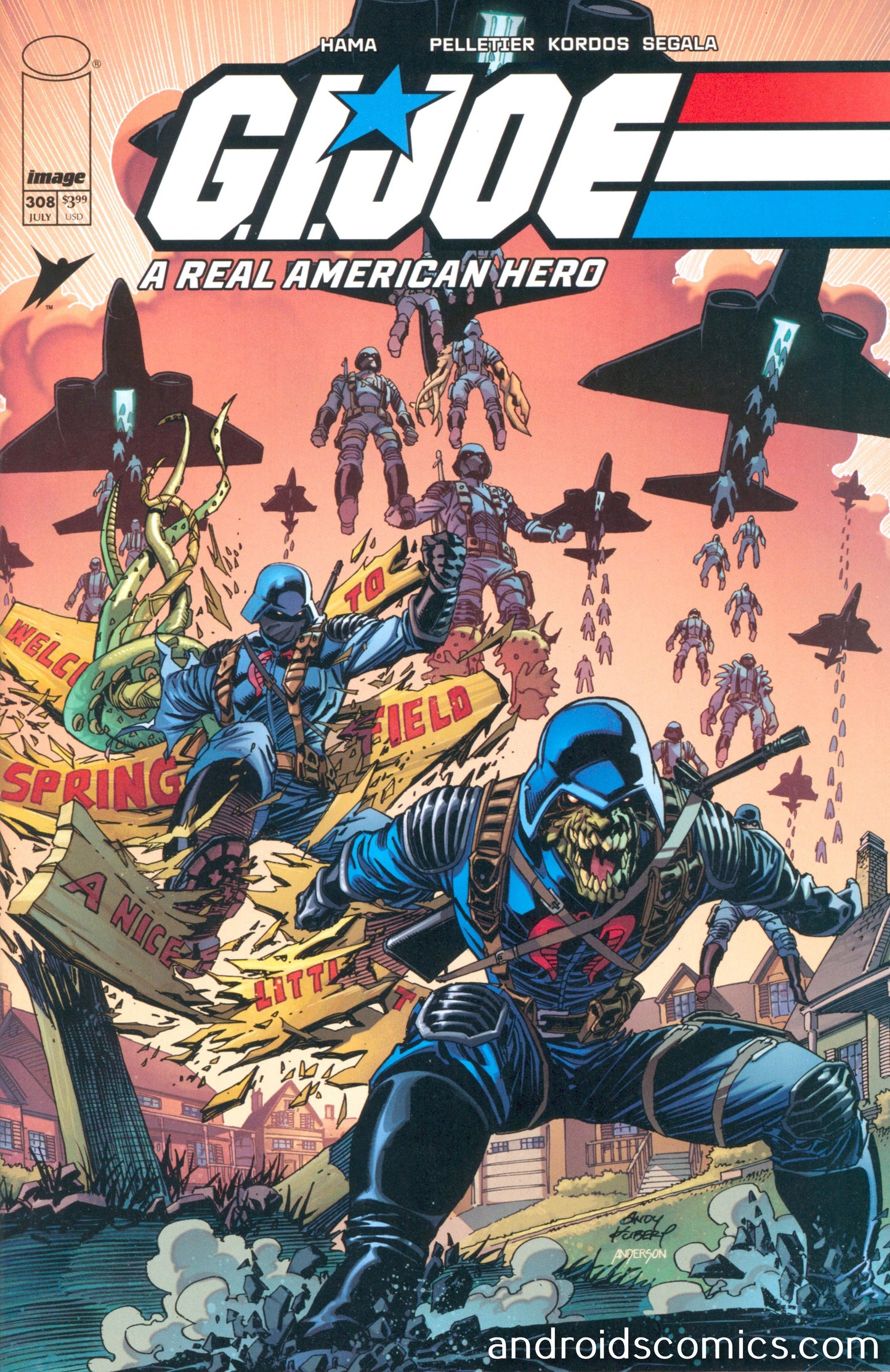 G.I. Joe A Real American Hero #308 Cover A Andy Kubert & Brad Anderson