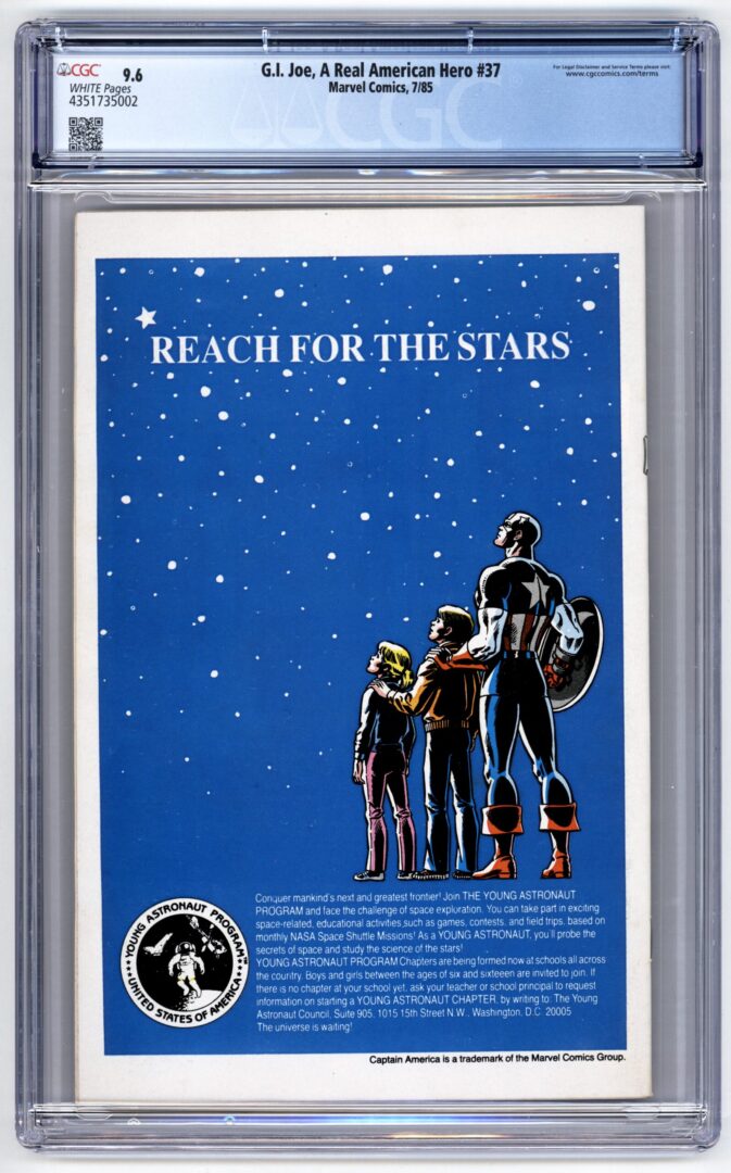 G.I. Joe #37 CGC 9.6 1st App. of Flint, Footloose,Tomax & Xamot