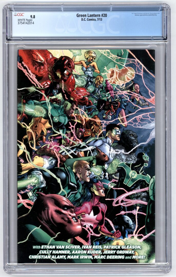 Green Lantern #20 CGC 9.8 1st cameo App. of Jessica Cruz