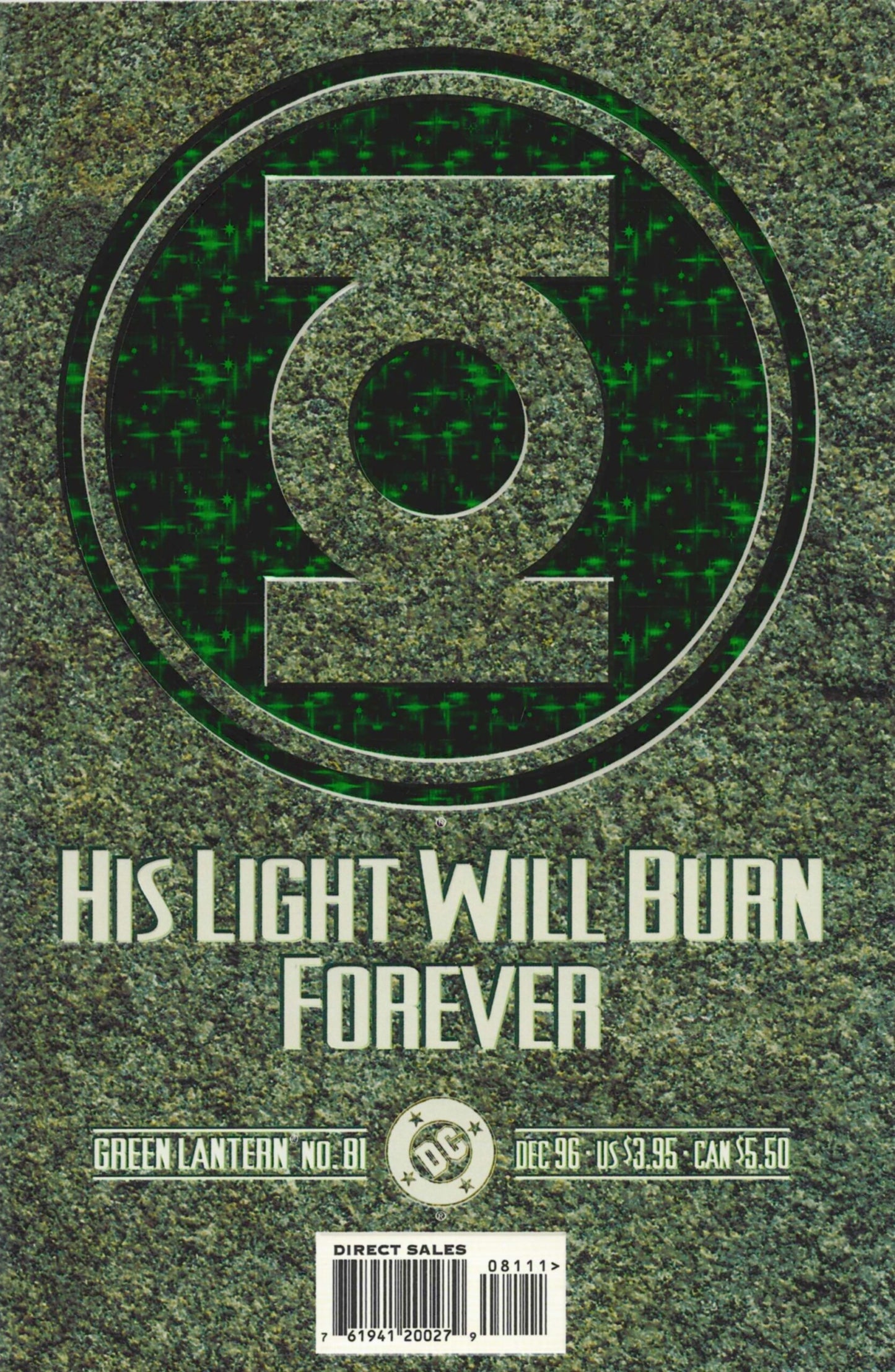 Green Lantern #81 NM Funeral of Hal Jordan