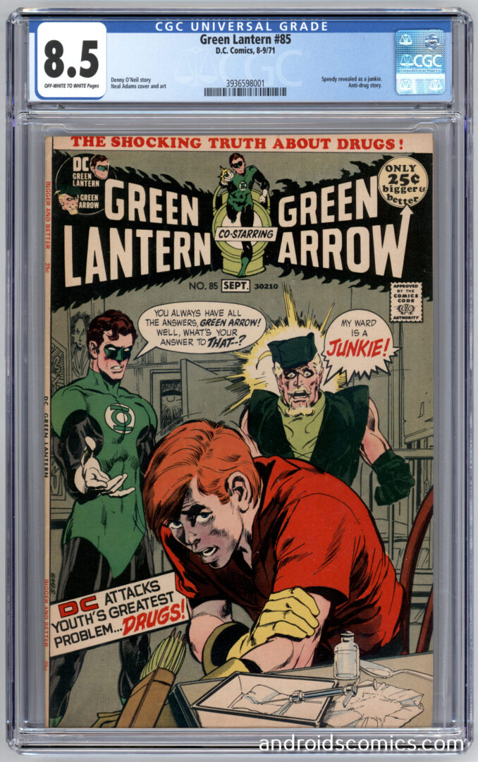 Green Lantern #85 CGC 8.5