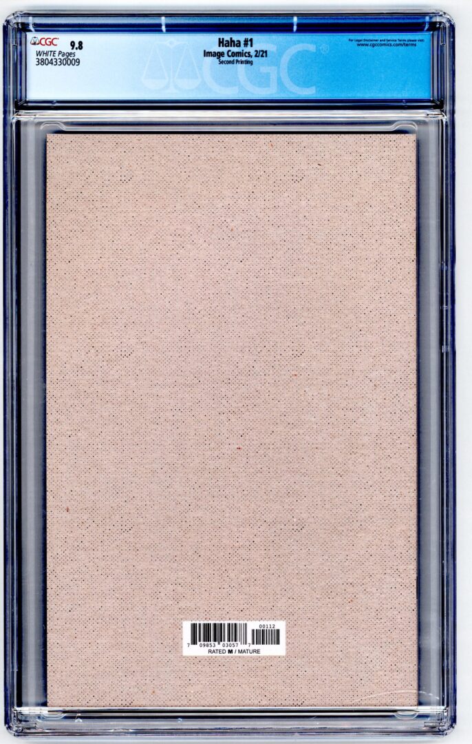 HAHA #1 2nd Print CGC 9.8