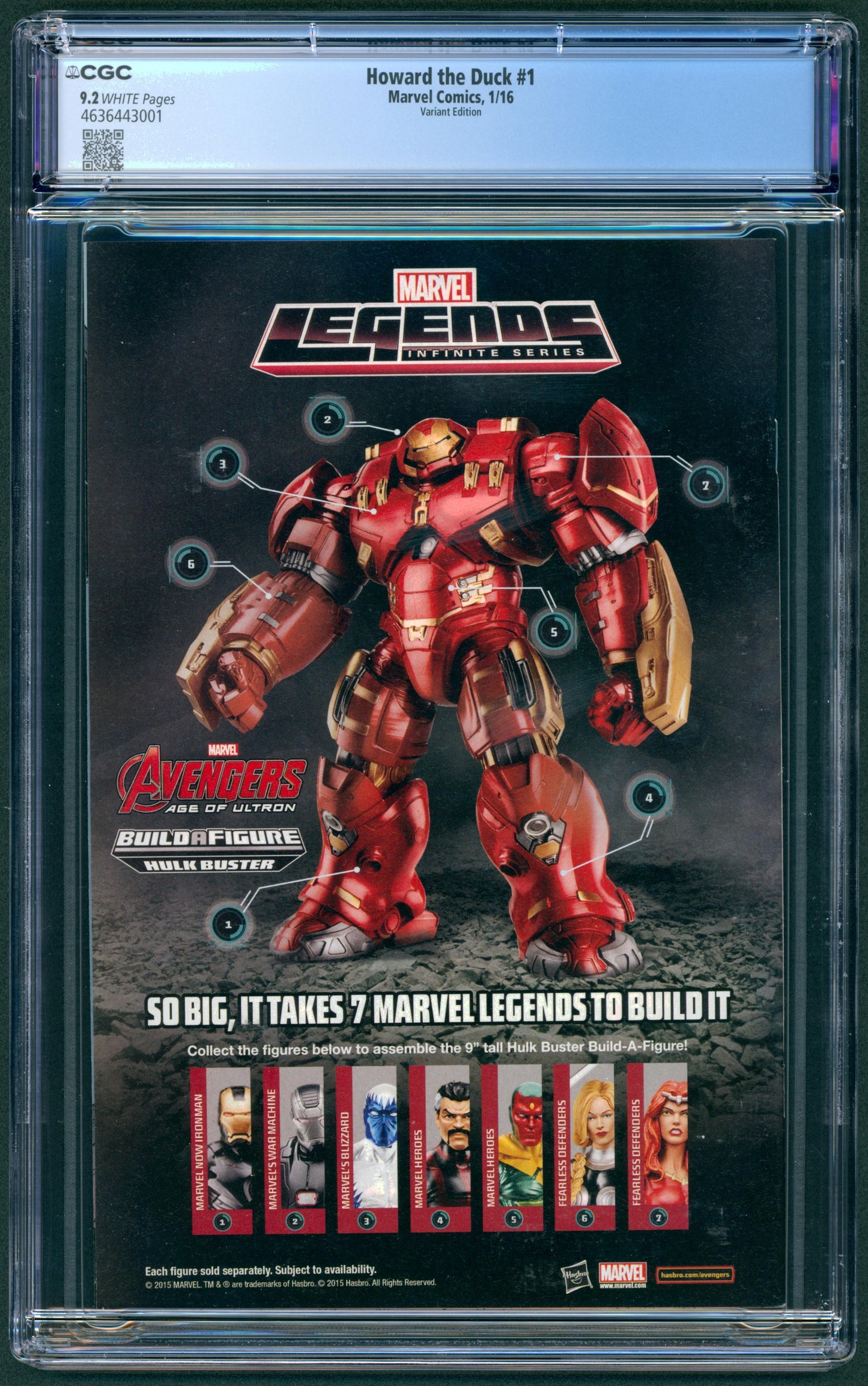 Howard The Duck #1 Doe Hip Hop Variant CGC 9.2