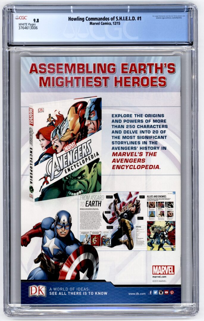 Howling Commandos of Shield #1 CGC 9.8 1st appearance of Glyph