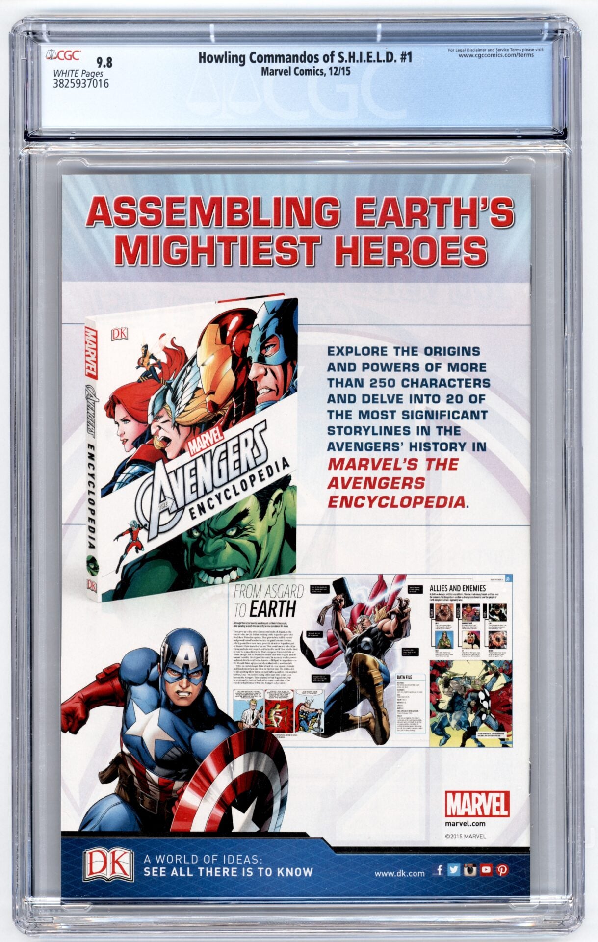 Howling Commandos of Shield #1 CGC 9.8 1st appearance of Glyph