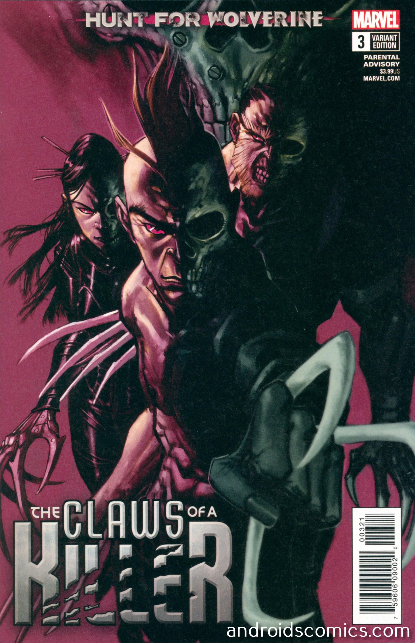 Hunt For Wolverine Claws Of Killer #3 (Of 4) Guice Variant
