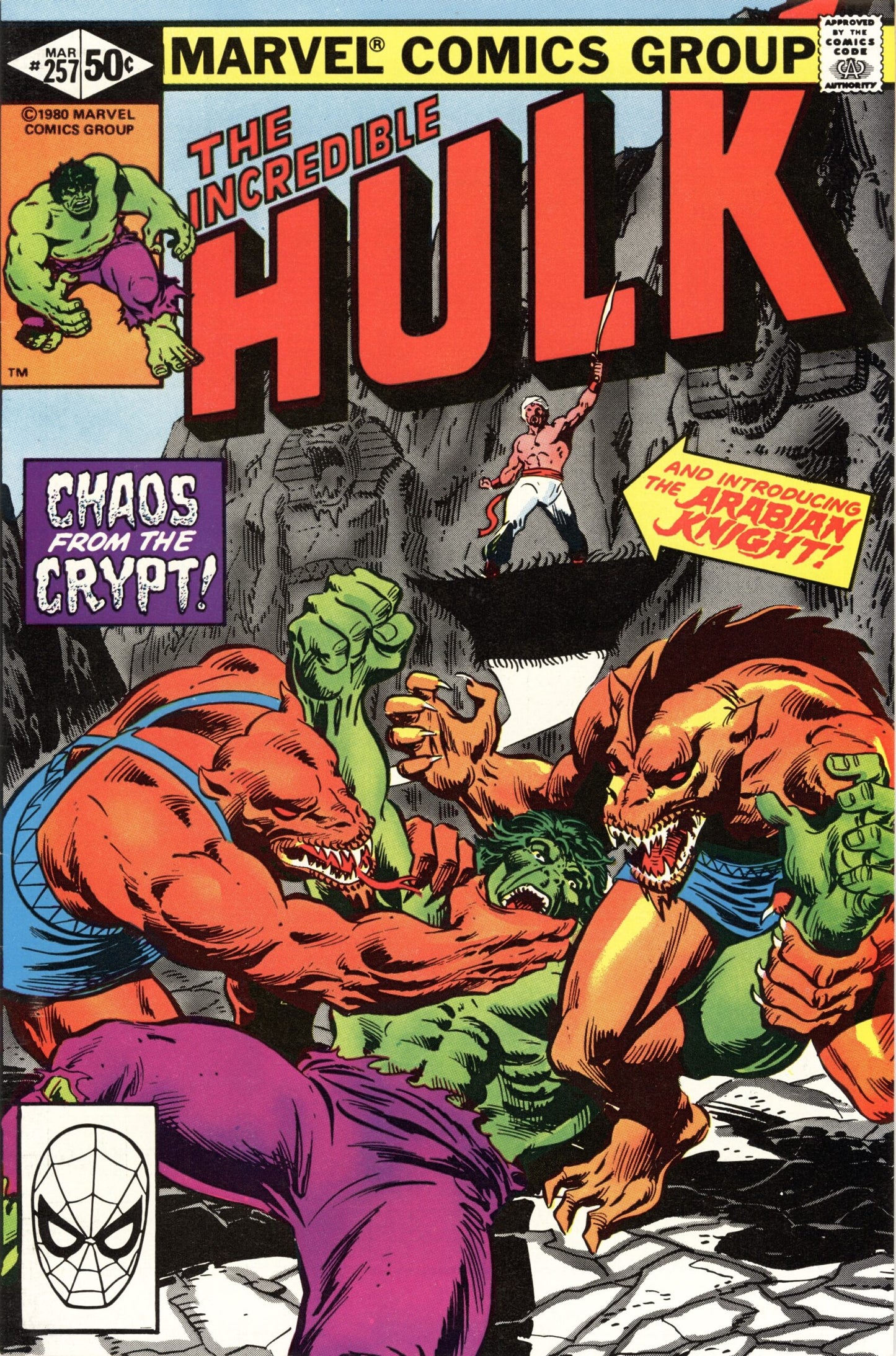 Incredible Hulk #257 FN+ 1st full appearance of Arabian Knight