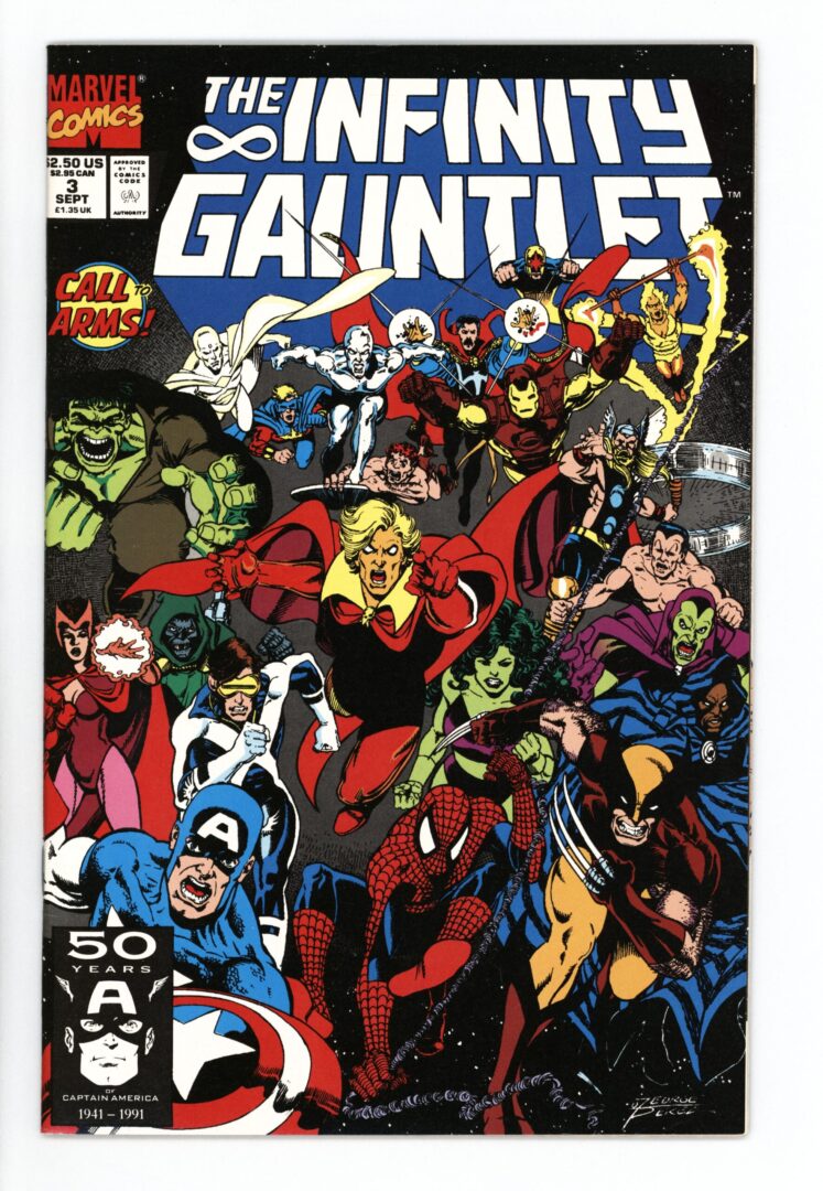 Infinity Gauntlet #3 NM 1st appearance of Terraxia