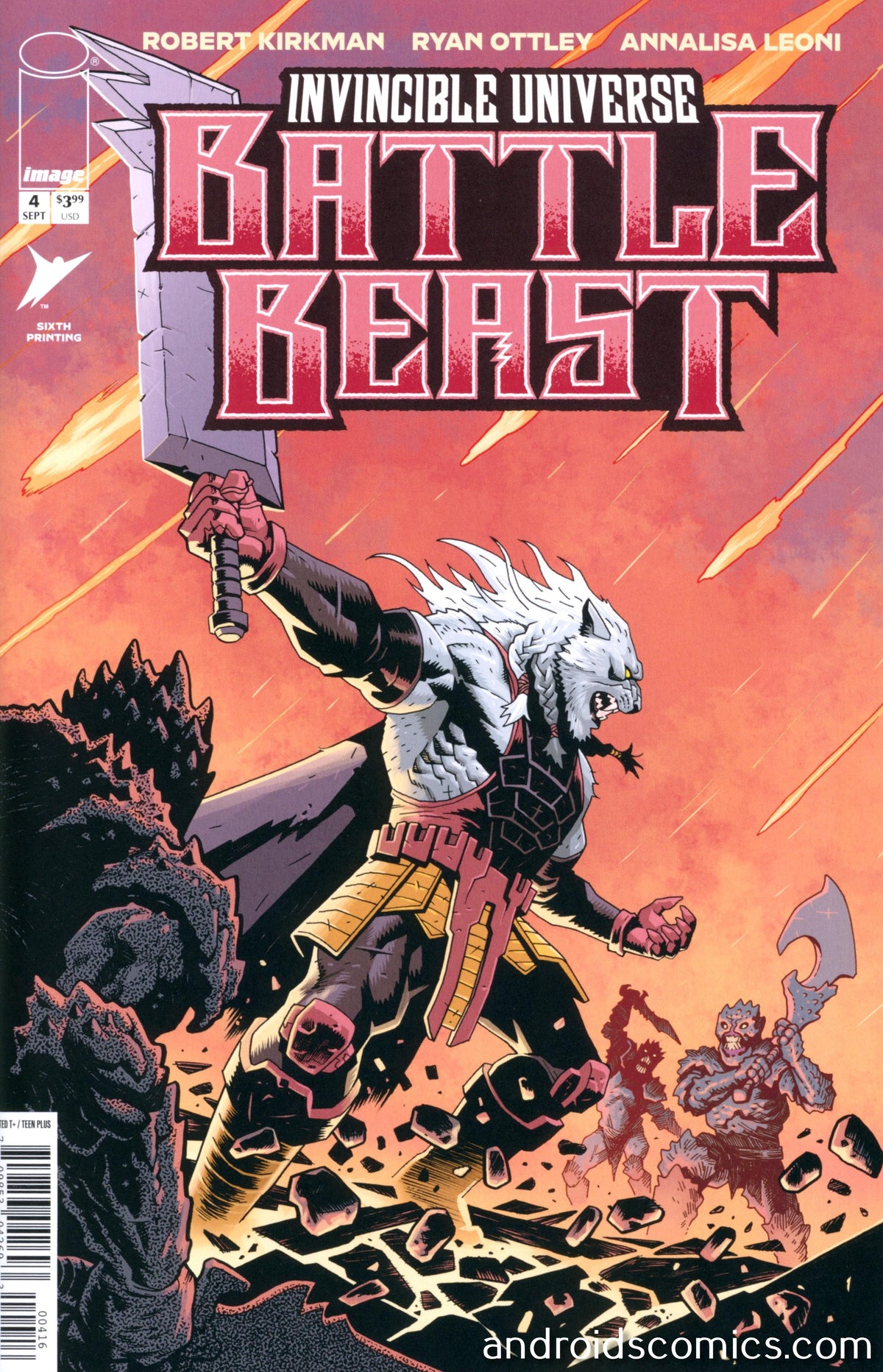 Invincible Universe Battle Beast #4 6 Th Printing
