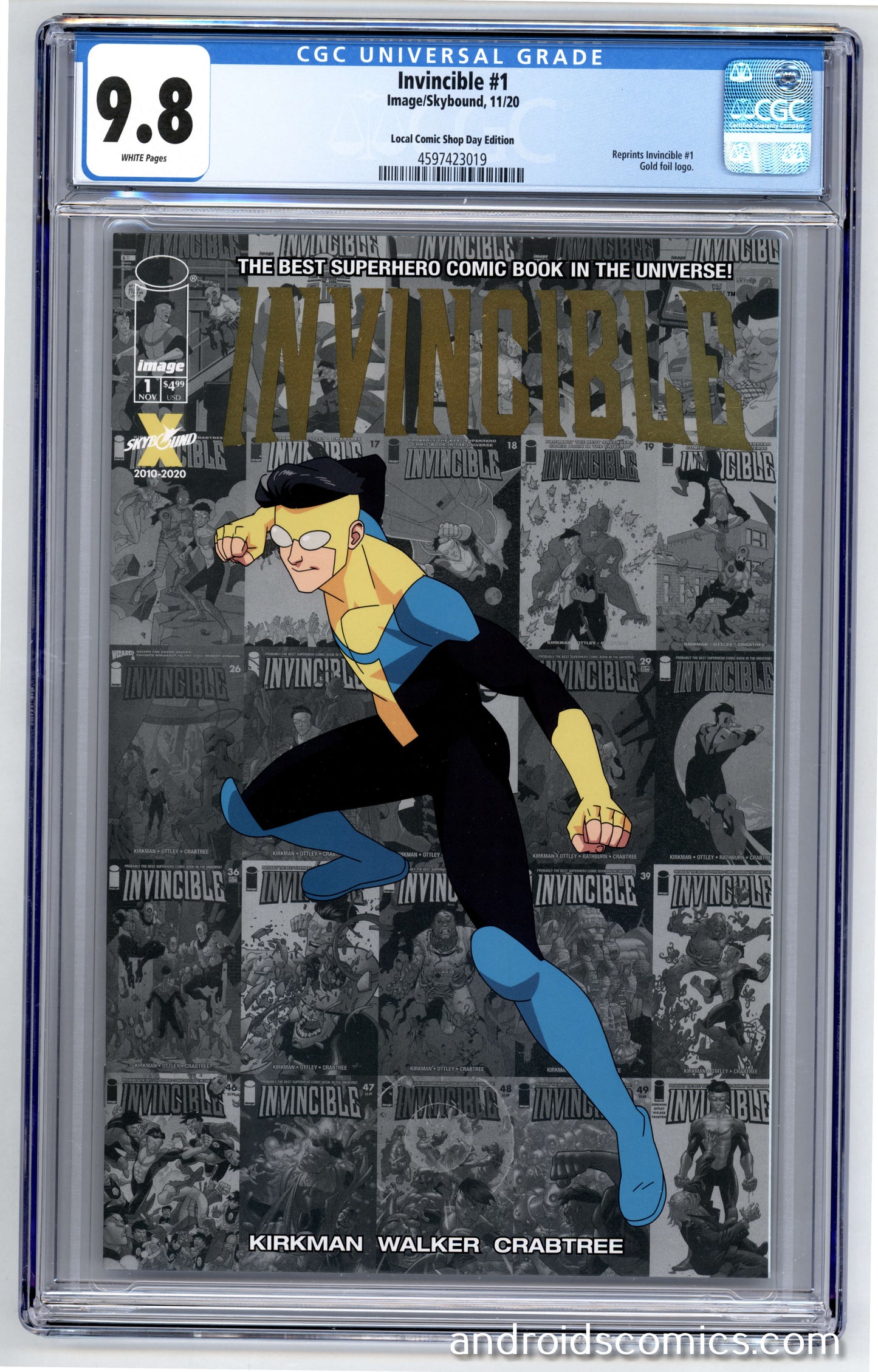 Invincible #1 CGC 9.8 Local Comic Shop Day Edition