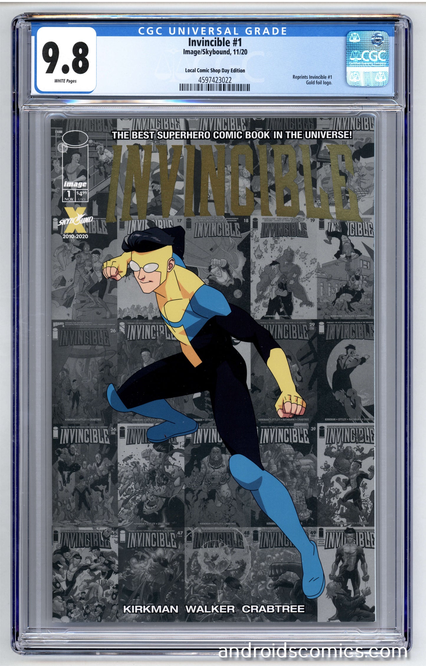 Invincible #1 CGC 9.8 Local Comic Shop Day Edition