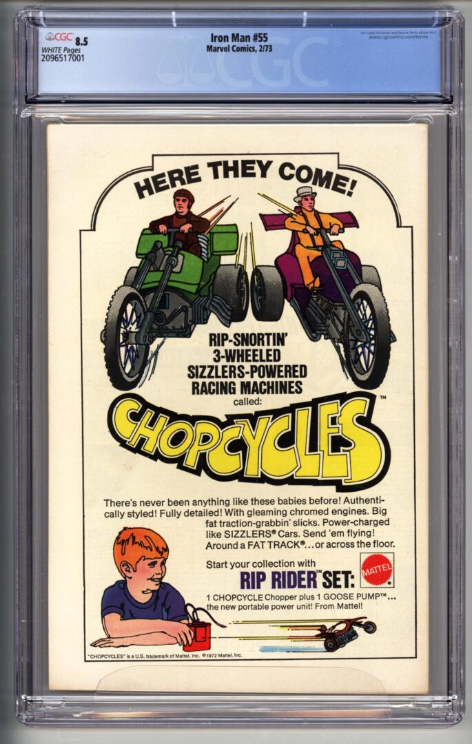 Iron Man #55 CGC 8.5 1st appearance of Thanos