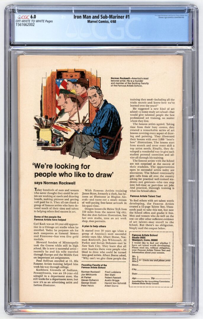 Iron Man and Sub-Mariner #1 CGC 6.0