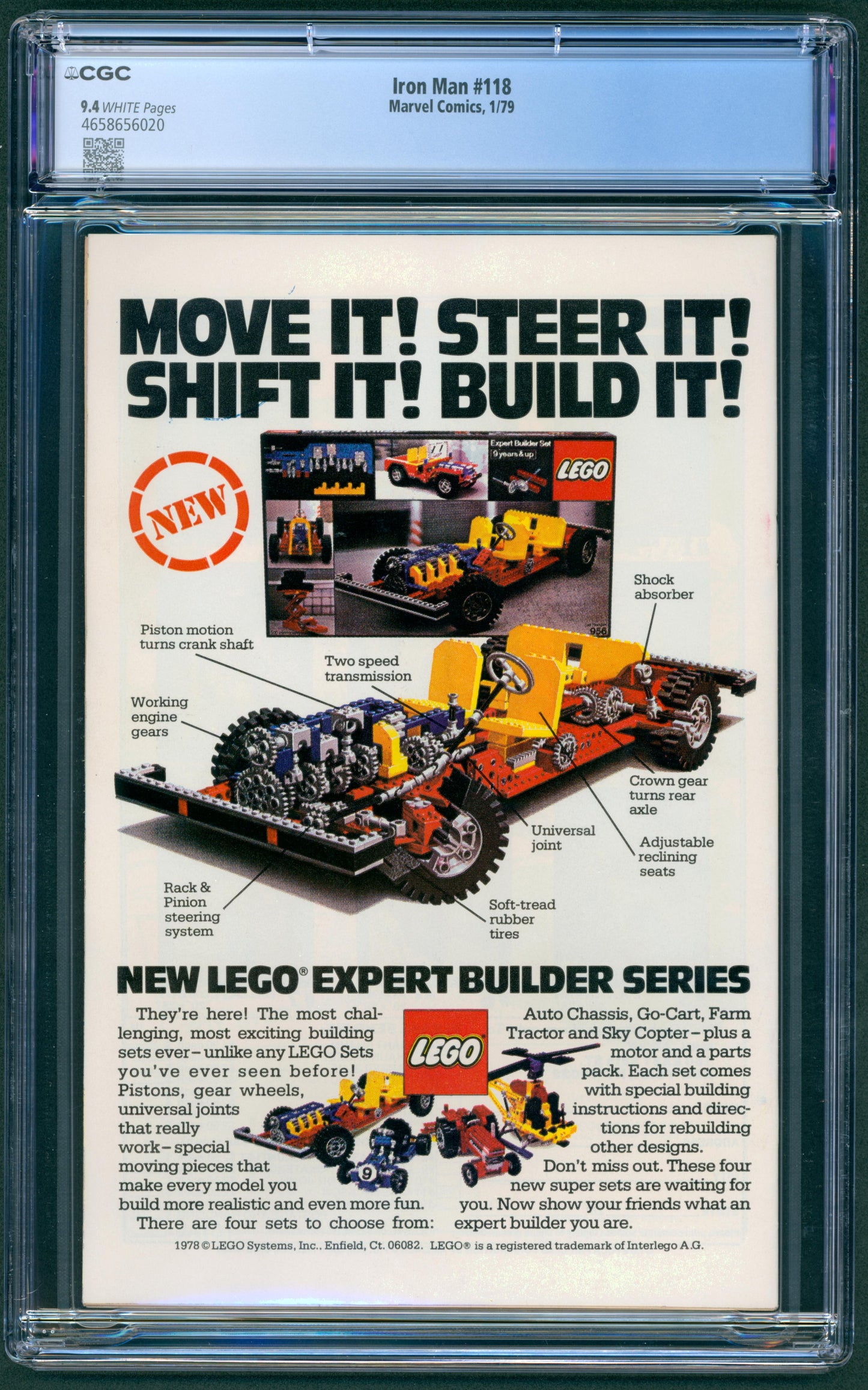 Iron Man #118 CGC 9.4 1st App. of Jim Rhodes