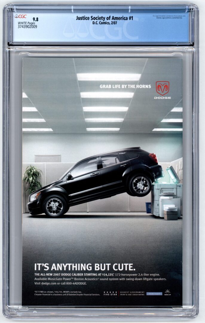 Justice Society of America #1 CGC 9.8