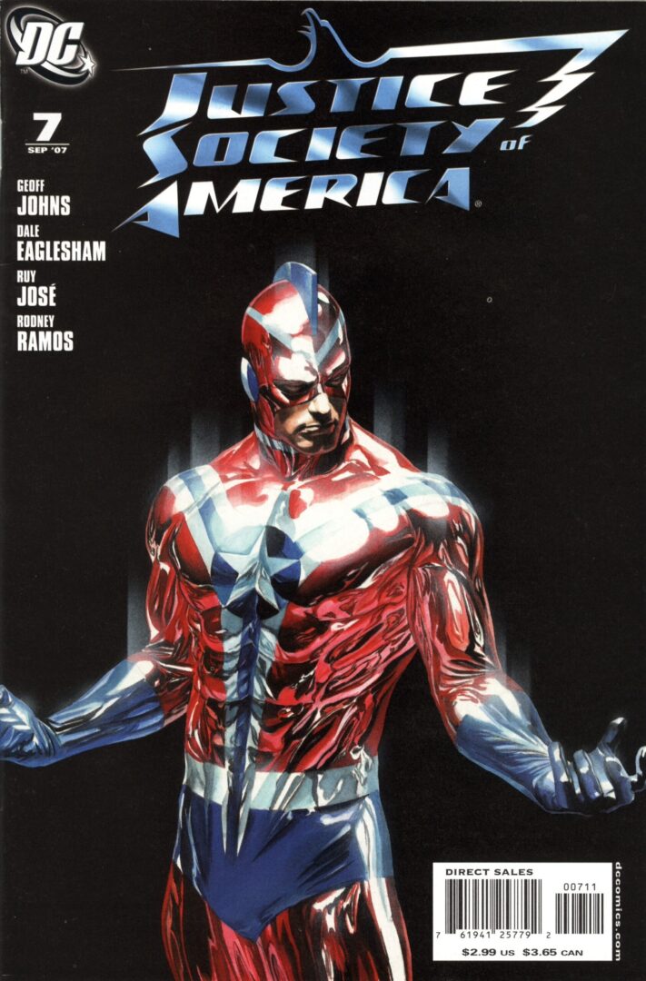 Justice Society of America #7 VF 1st appearance of Nathan Heywood as Citizen Steel