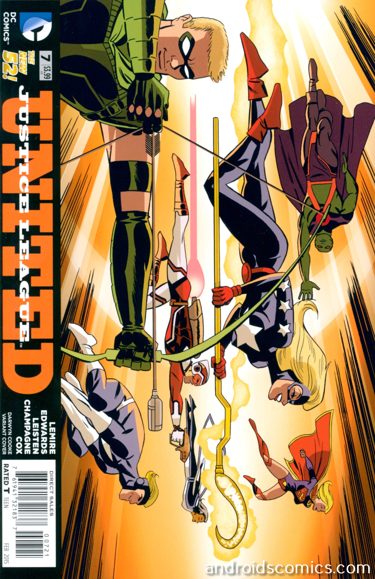 Justice League United #7 Darwyn Cooke Variant Edition