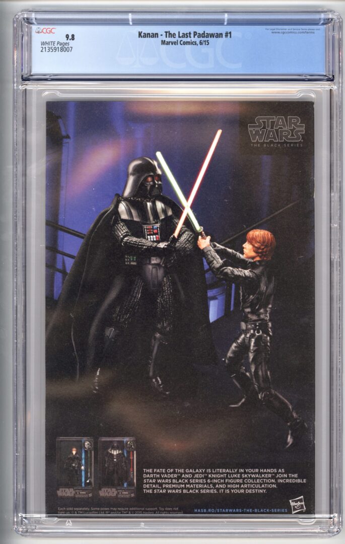 Star Wars: Kanan the Last Padawan #1 CGC 9.8 1st appearance of Kanan Jarrus
