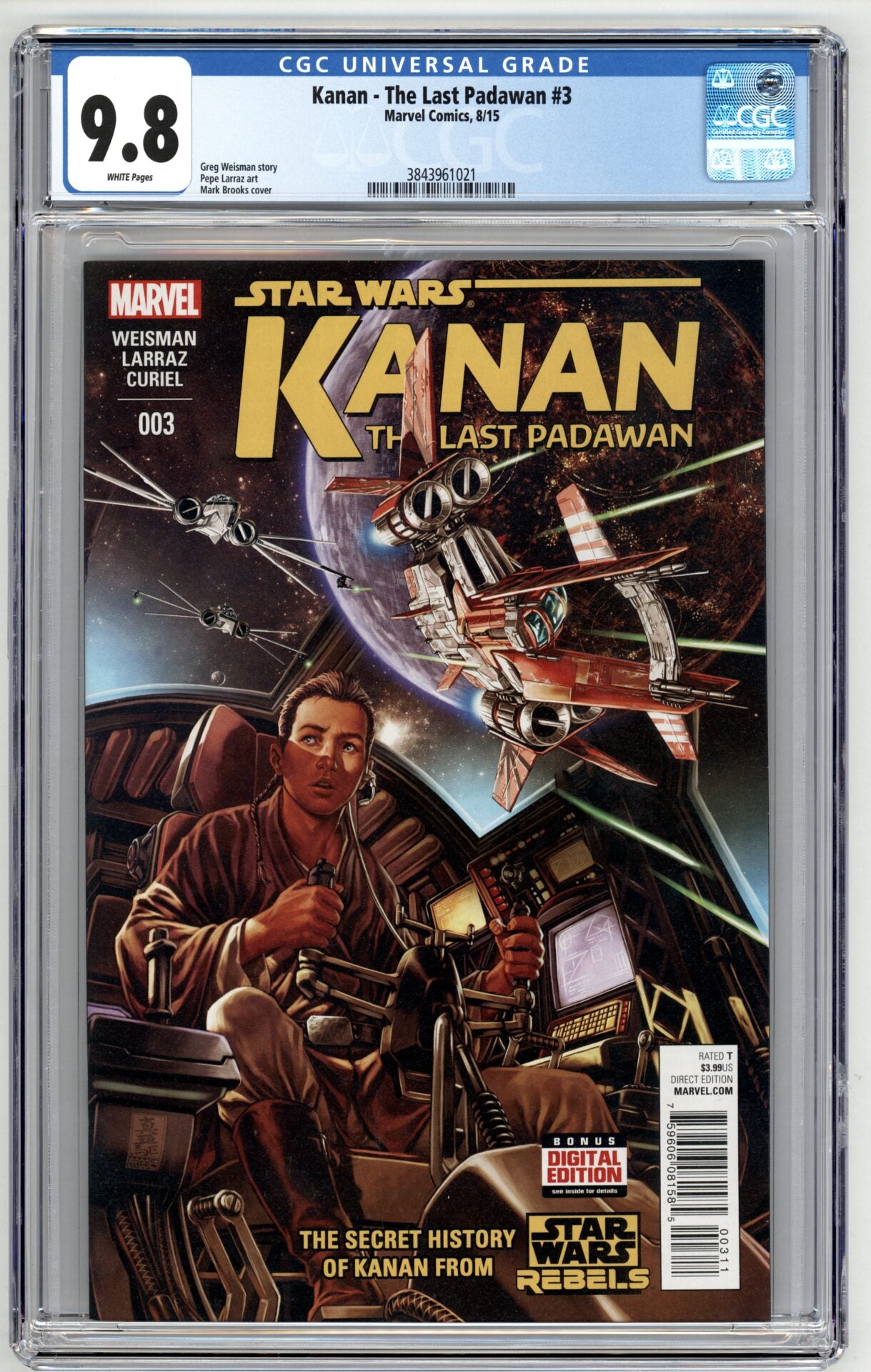 Kanan: The Last Padawan #3 CGC 9.8