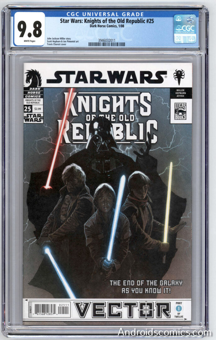 Star Wars Knights of the Old Republic #25 CGC 9.8