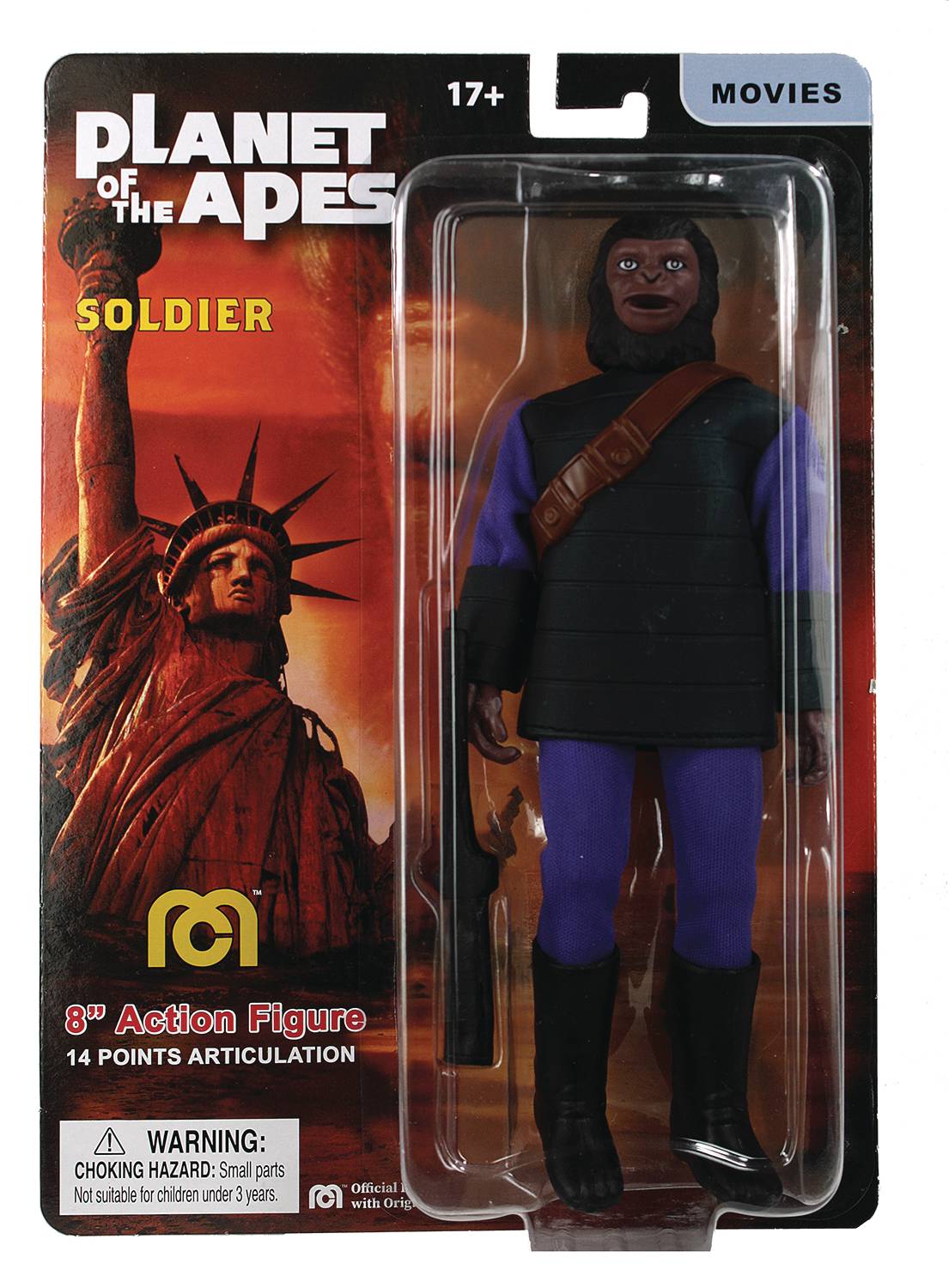 MEGO MOVIES PLANET OF THE APES SOLDIER APE 8IN AF