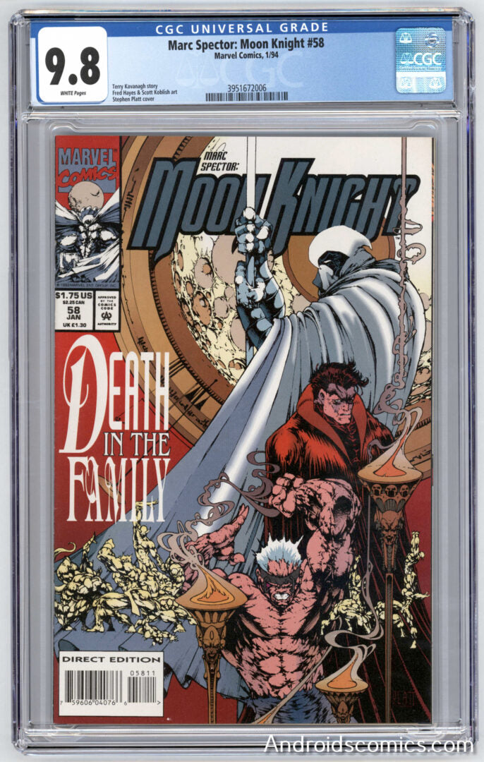 Marc Spector Moon Knight #58 CGC 9.8