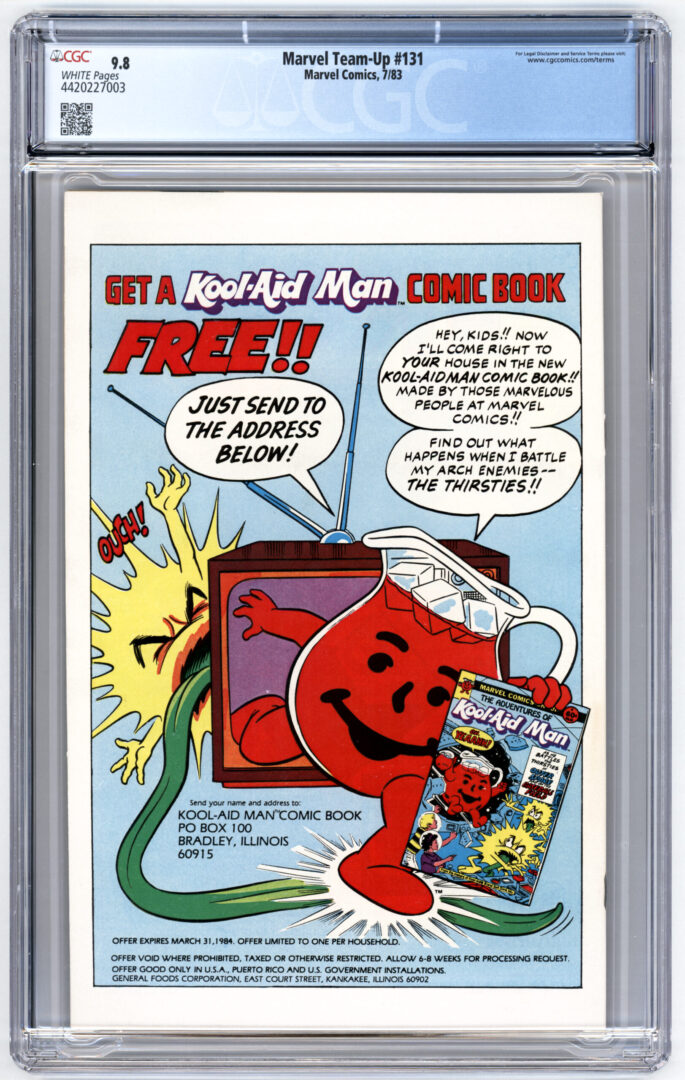 Marvel Team-Up #131 CGC 9.81st App. of White Rabbit