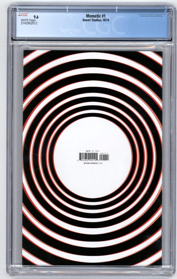 Memetic #1 CGC 9.6 1st appearance of Aaron Sumner