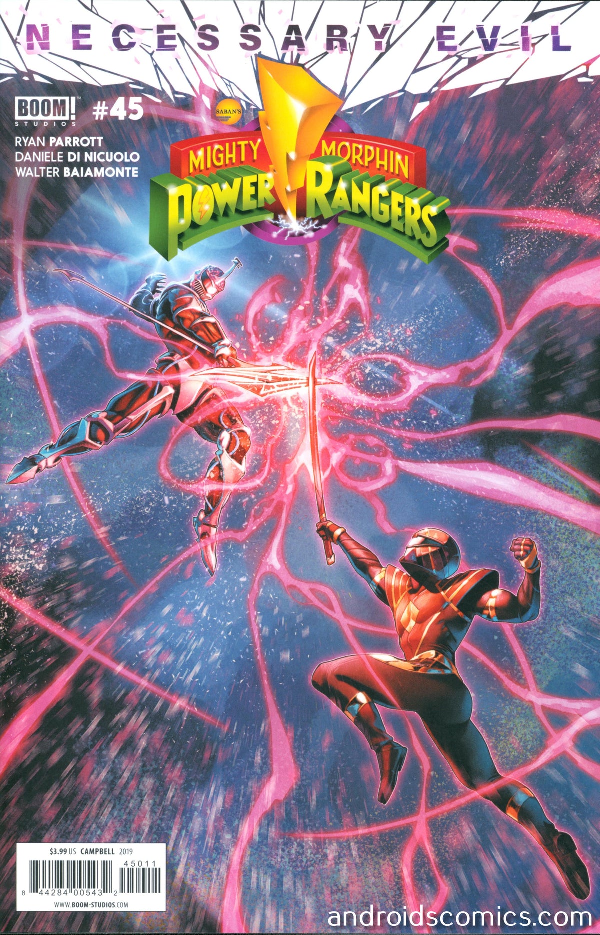 Mighty Morphin Power Rangers #45 Cover A