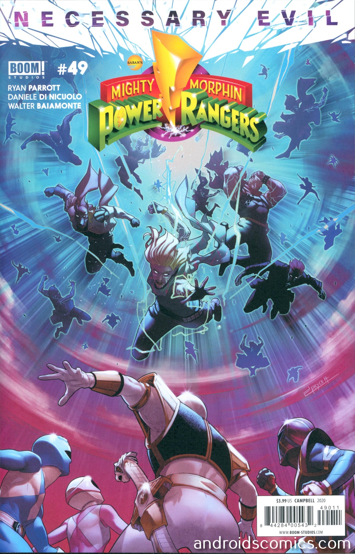Mighty Morphin Power Rangers #49 Cover A Campbell