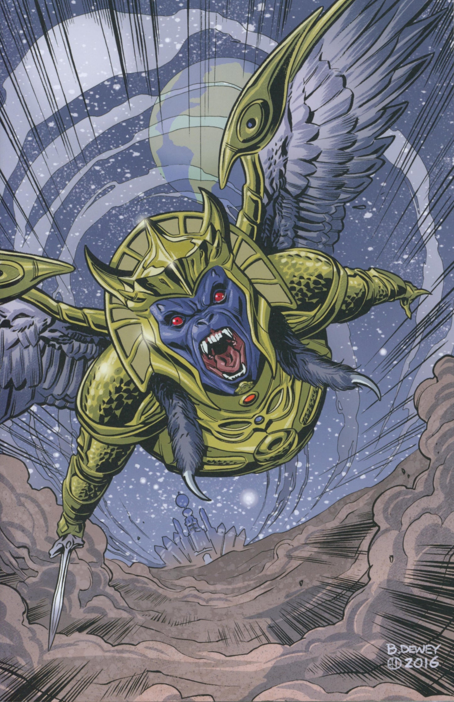 Mighty Morphin Power Rangers #7 Unlock Villian Variant