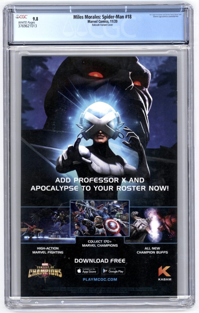 Miles Morales: Spider-Man #18 CGC 9.8 1st full appearance Miles Morales clone