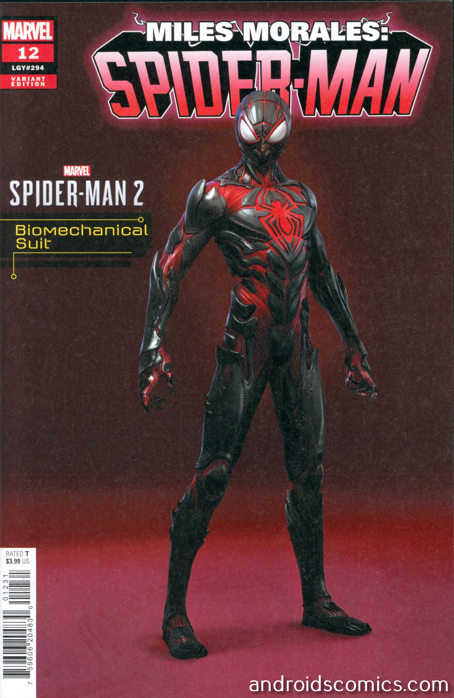 Miles Morales: Spider-Man #12 Biomechanical Suit Variant