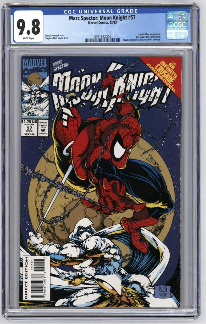 Marc Spector Moon Knight #57 CGC 9.8