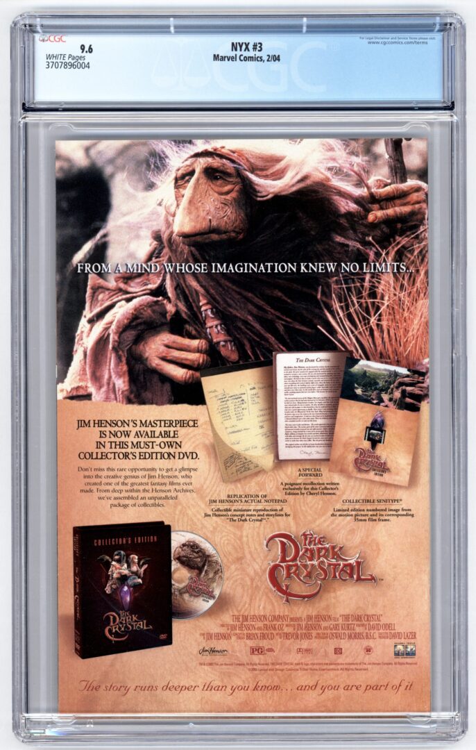 NYX #3 CGC 9.6 1st App. of X-23 (Laura Kinney)