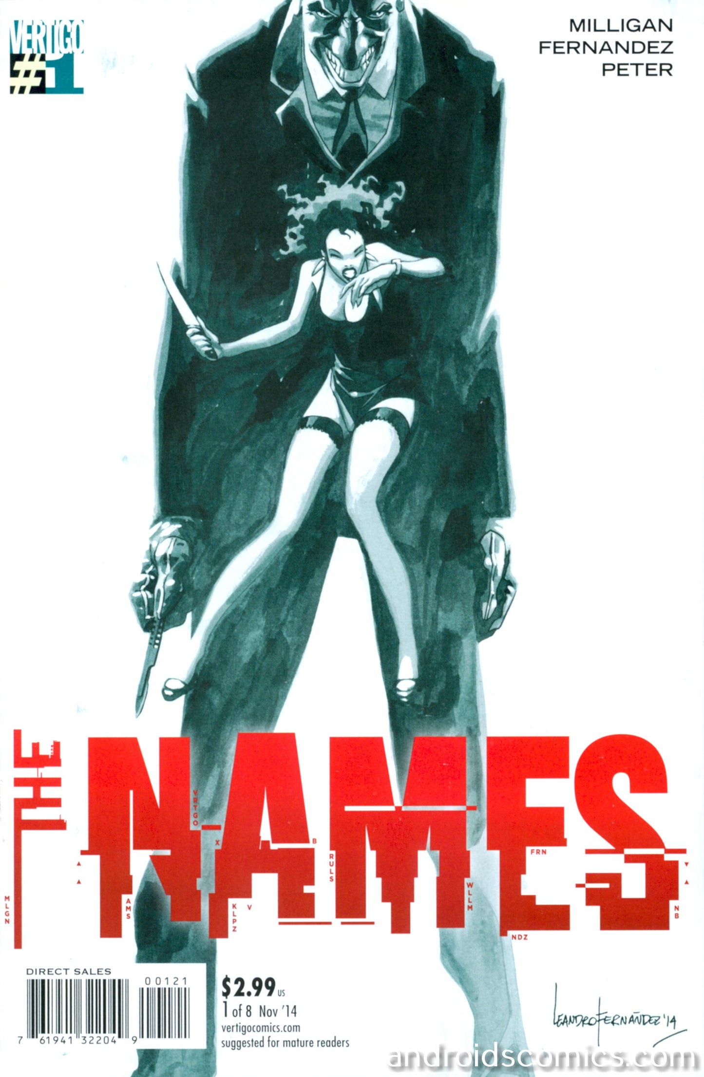 Names #1 (Of 8) Variant Edition (Mature)