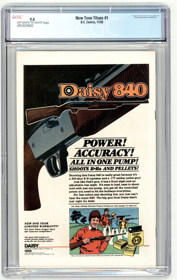 New Teen Titans #1 CGC 9.4