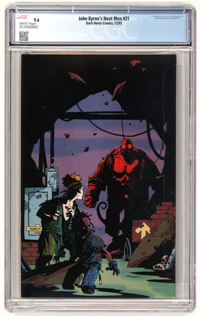 John Byrne's Next Men #21 CGC 9.6 1st full-color App. of Hellboy