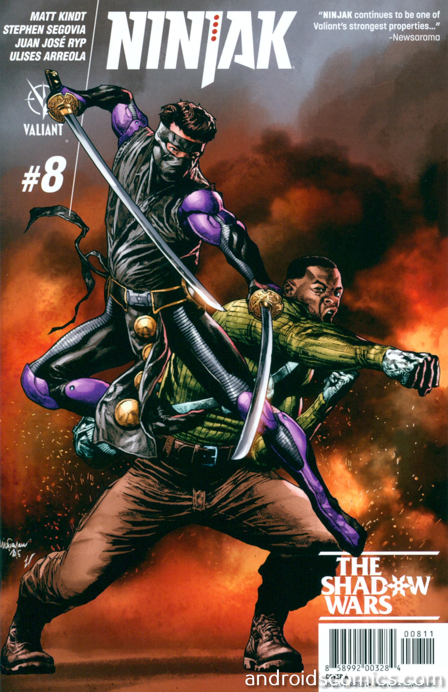 Ninjak #8 Cover A Suayan