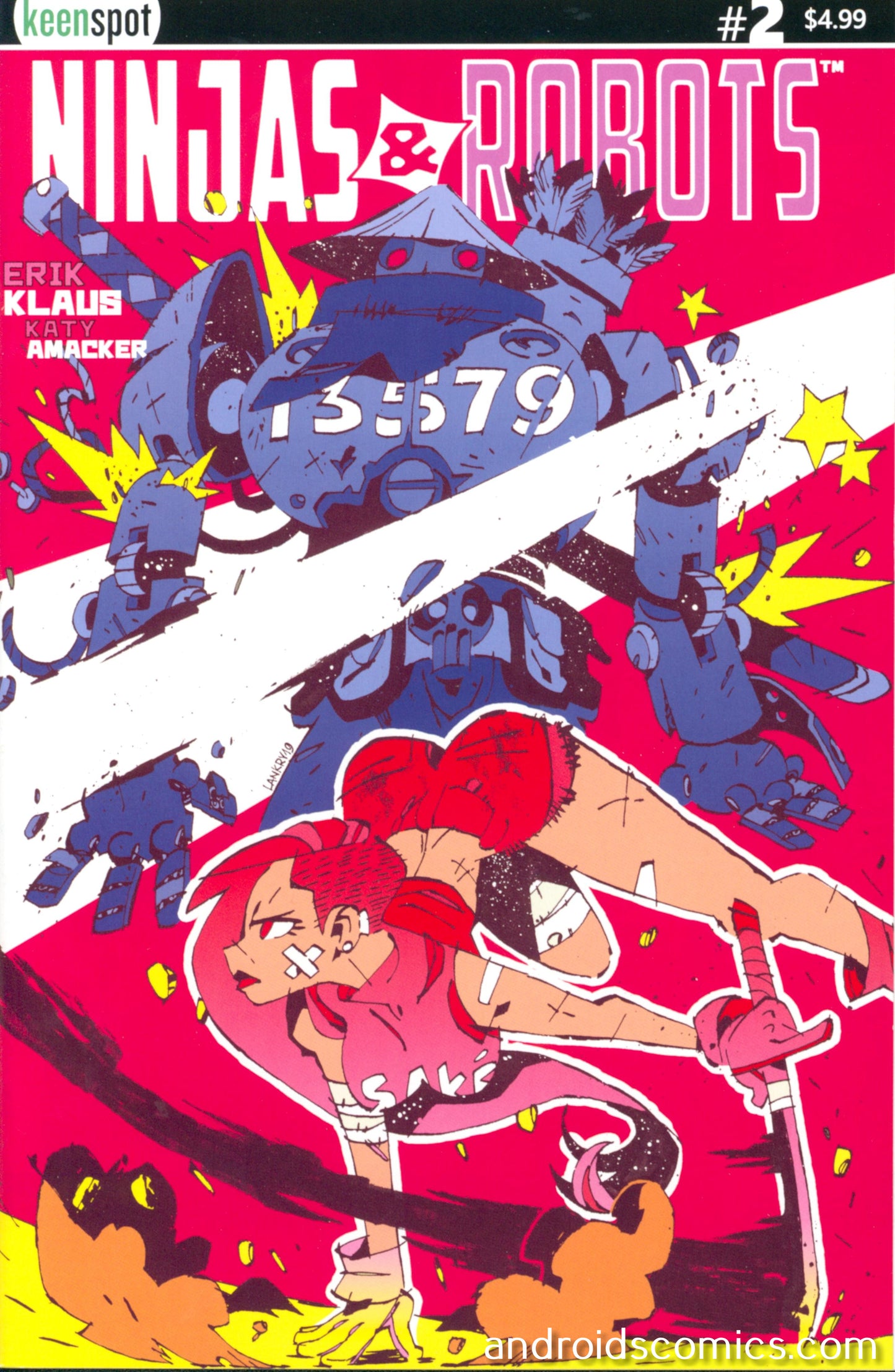 Ninjas & Robots #2 Cover D Lankry