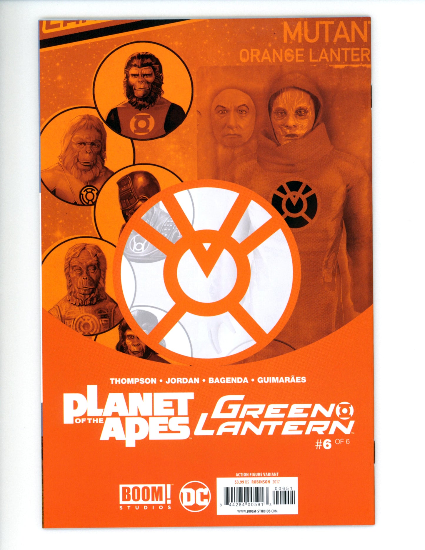 Planet Of Apes Green Lantern #6 Unlock Vintage Figure Variant NM