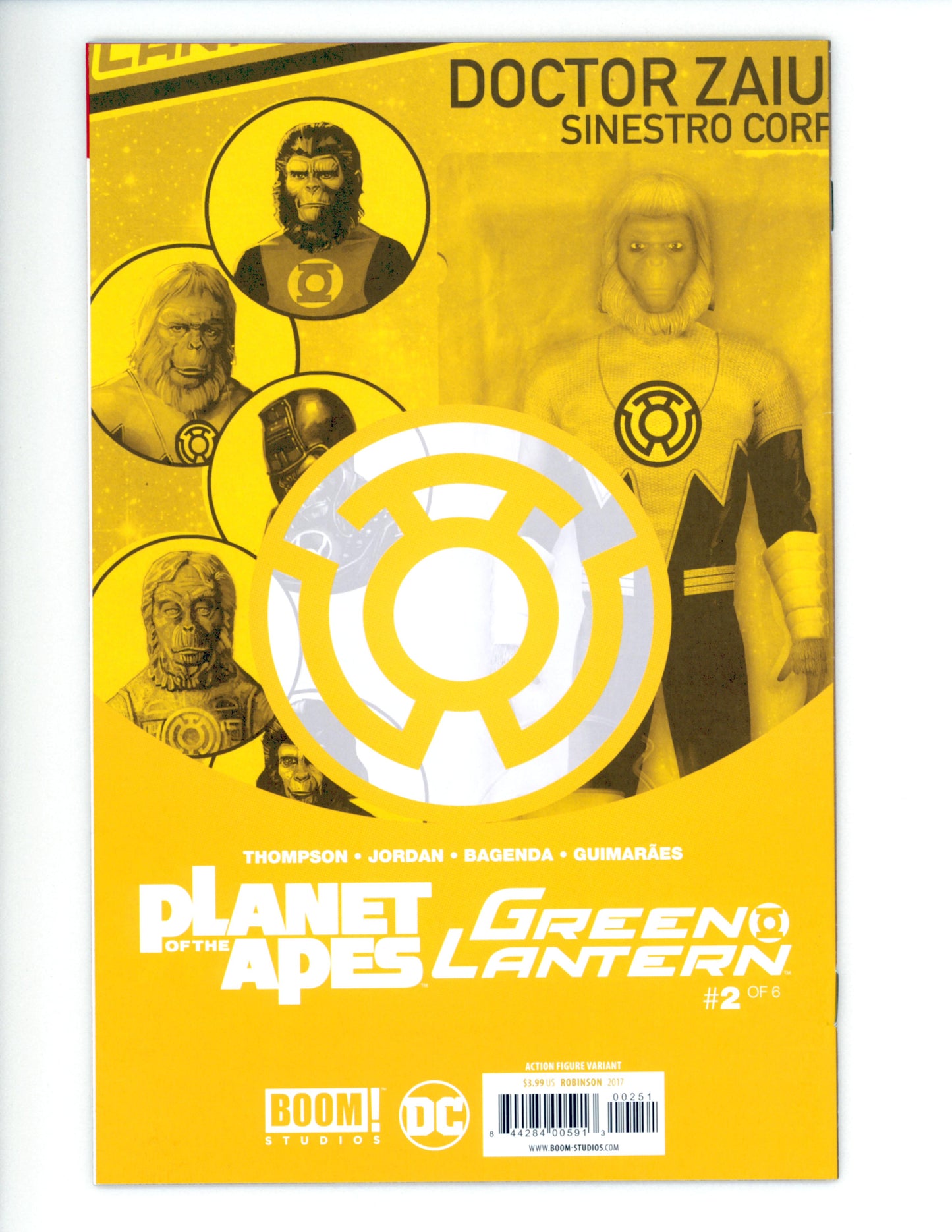 Planet Of The Apes Green Lantern #2 Action Figure Variant NM