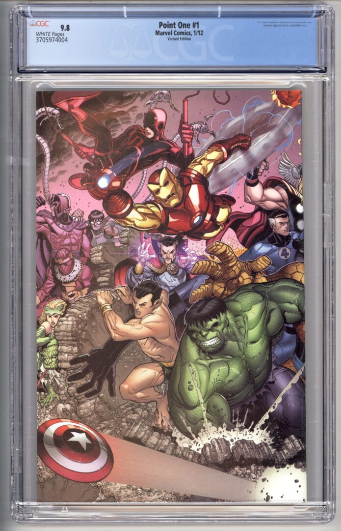 Point One #1 Wraparound Variant CGC 9.8 1st appearance of Sam Alexander