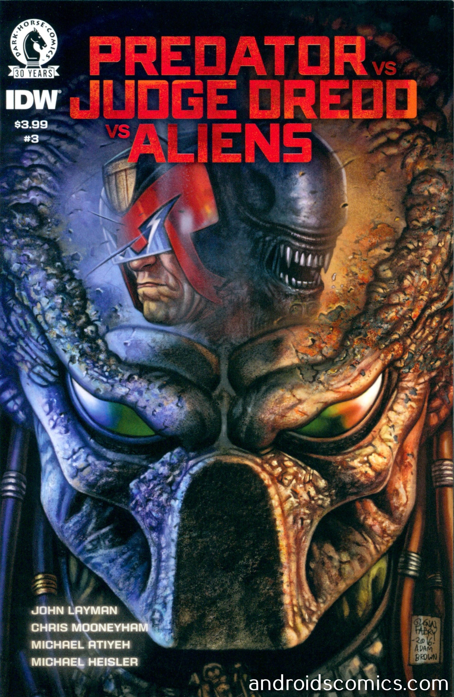 Predator vs Judge Dredd vs Aliens #3
