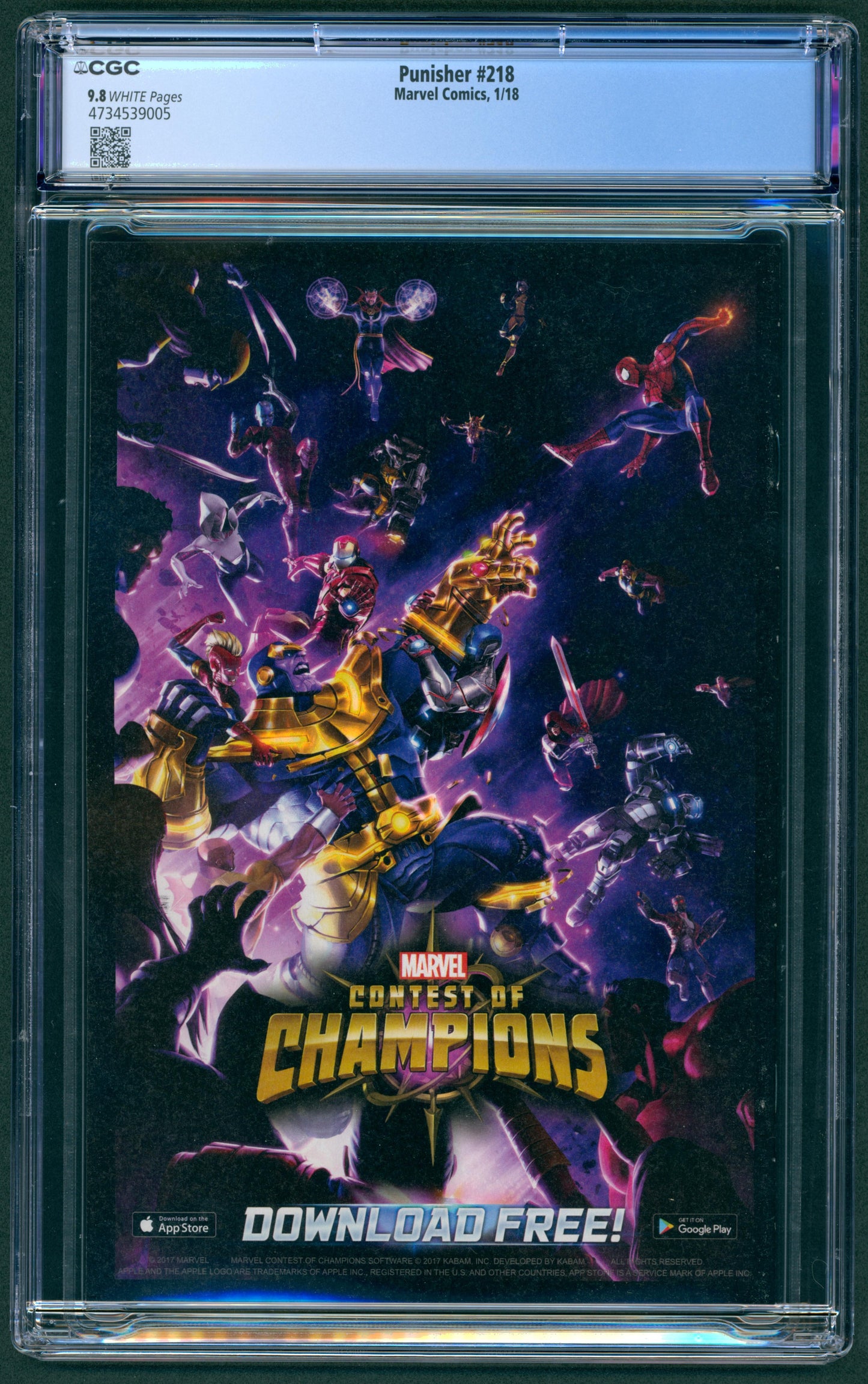 Punisher #218 CGC 9.8
