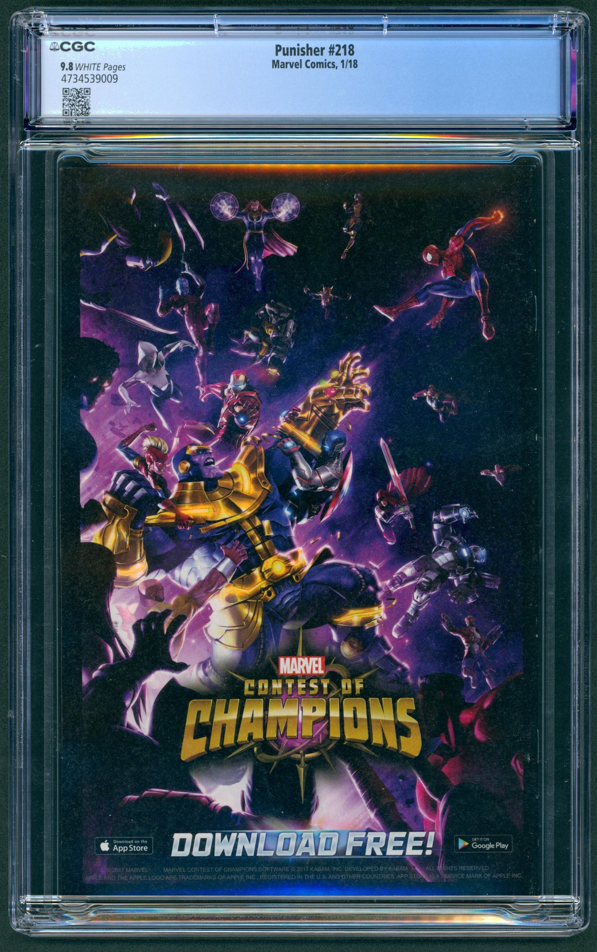 Punisher #218 CGC 9.8