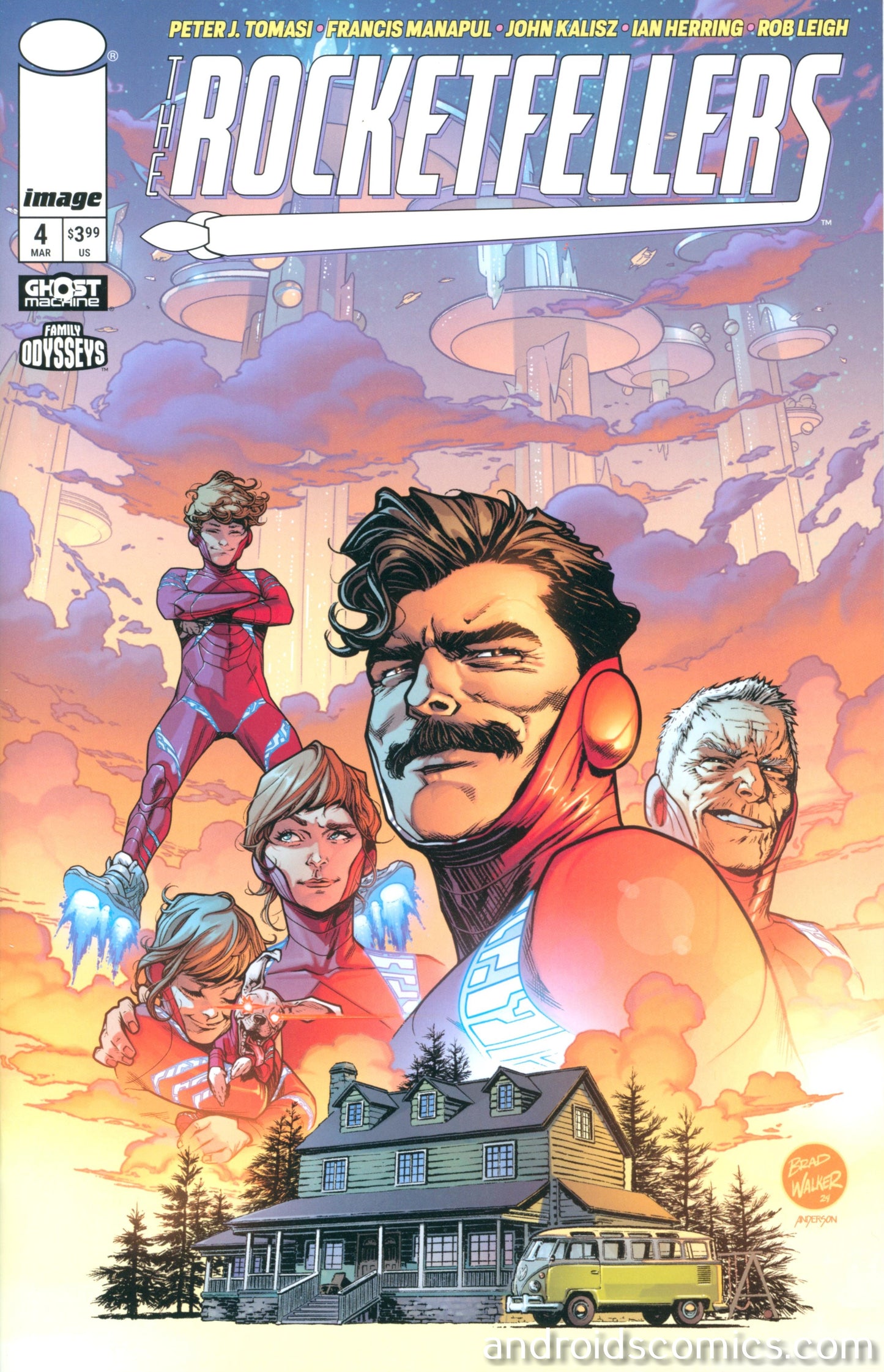 Rocketfellers #4 Cover B Brad Walker & Brad Anderson Variant NM