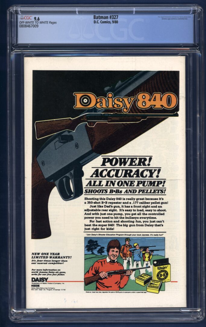 Batman # 327 CGC 9.6