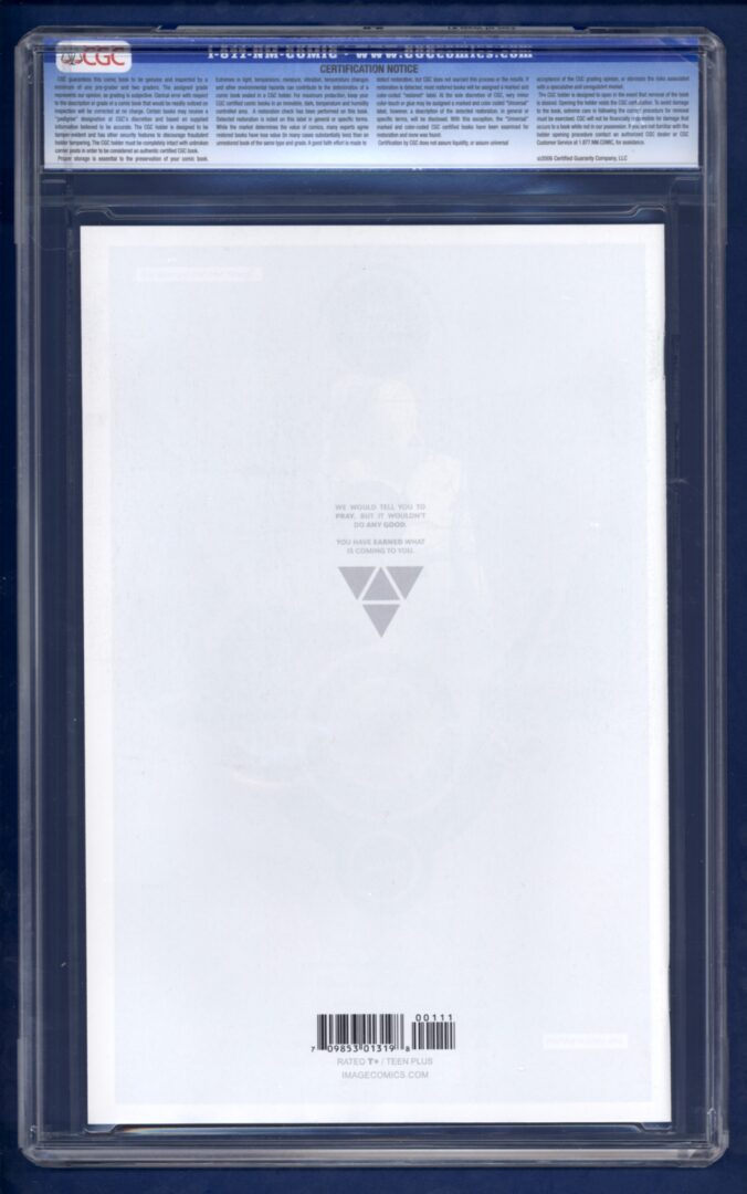 East of West #1 CGC 9.8
