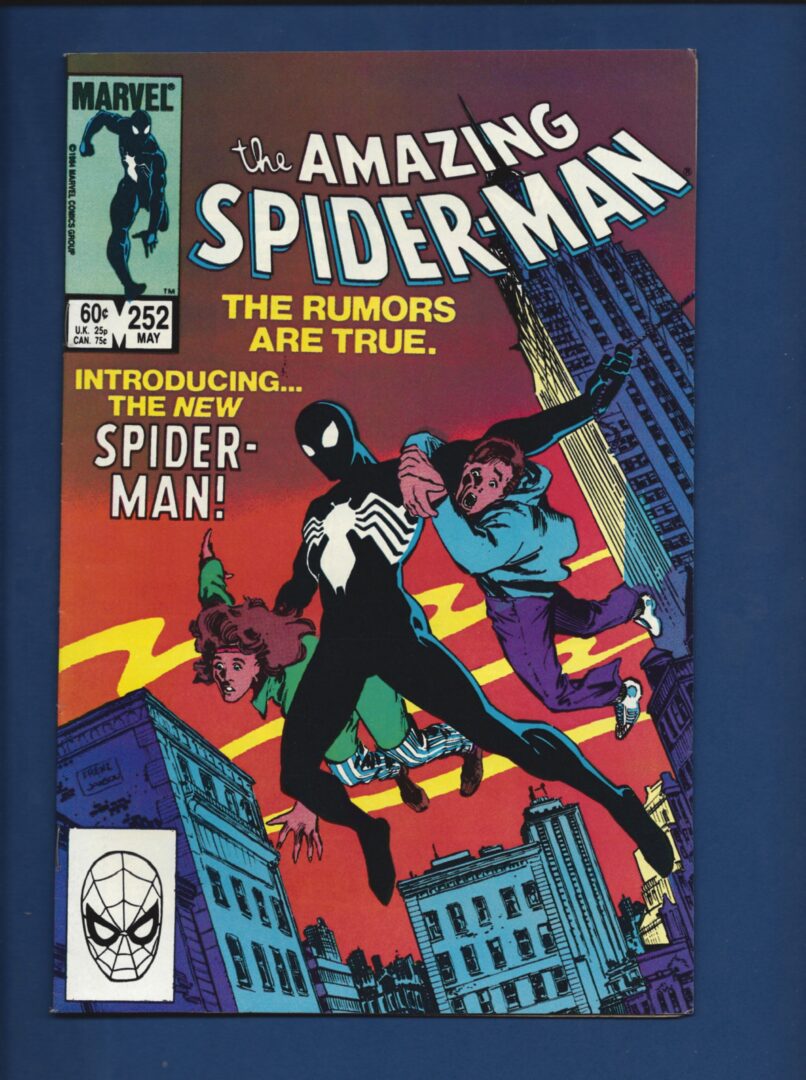 Amazing Spider-Man #252 VF Ties with Marvel Team-Up #141 for the 1st appearance of the black costume